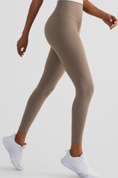 Copy of High-Rise Elastic Waistband Cropped Yoga Leggings