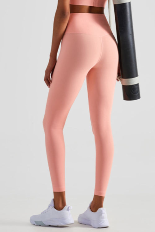 Copy of High-Rise Elastic Waistband Cropped Yoga Leggings