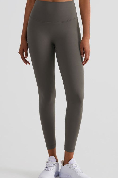 Copy of High-Rise Elastic Waistband Cropped Yoga Leggings