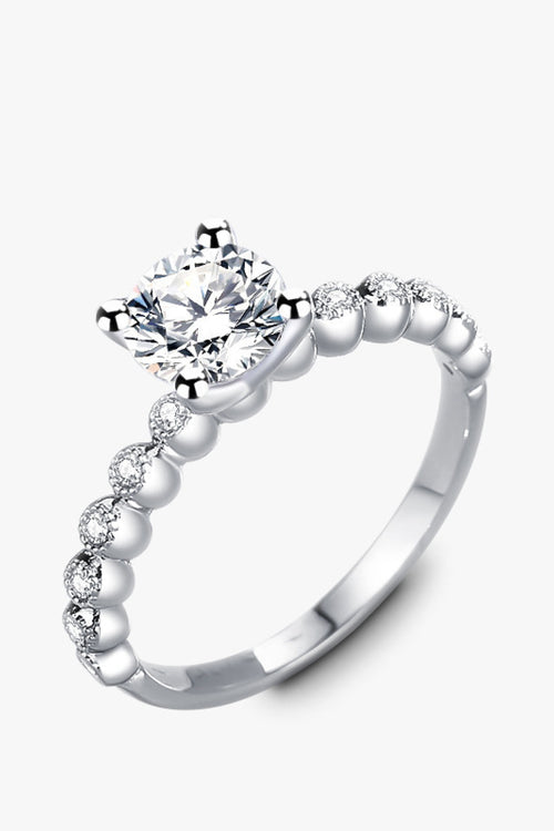 Classic 4-Prong Moissanite Ring