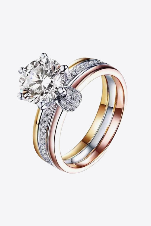 Go On 3 Carat Moissanite 6-Prong Ring