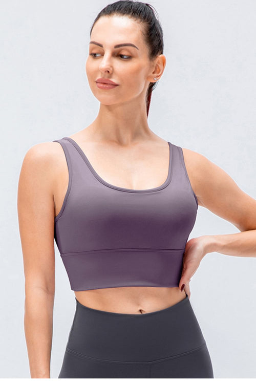 Reversible Cropped Surplice Yoga Tank