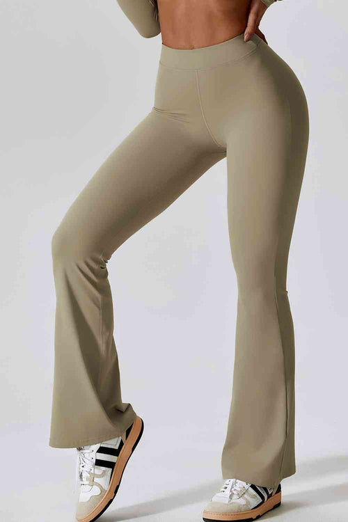 Slim Fit High Waist Long Sports Pants