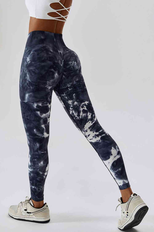 High Waist Tie-Dye Long Sports Pants