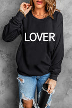 LOVER Dropped Shoulder Sweatshirt